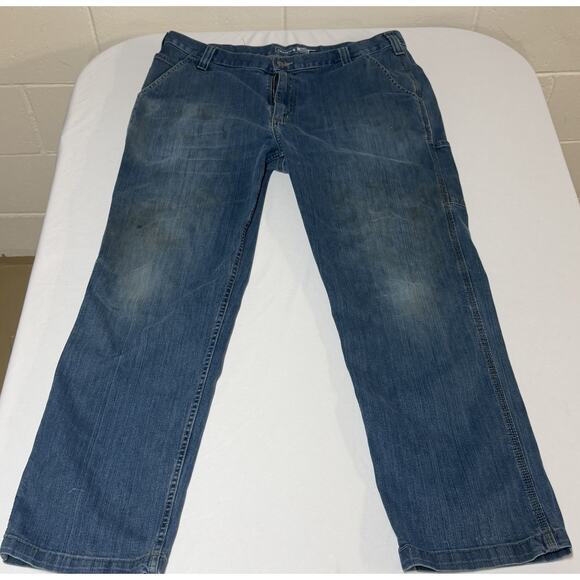 Carhartt Rugged Flex Relaxed Denim Jeans Men's 40x32 Medium Wash BD2808-M - Picture 1 of 15